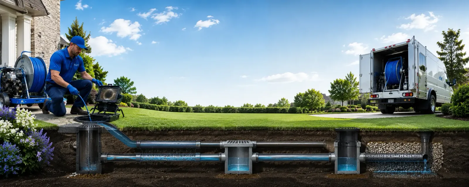 Outdoor drain cleaning information for Alleene, AR